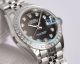High Replica Rolex Datejust  Watch Black Face Stainless Steel strap Diamonds Bezel  41mm (3)_th.jpg